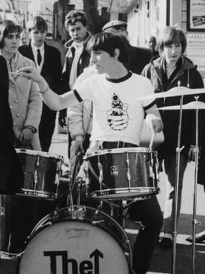 POP GEAR | "Keith Moon Pistol" リンガーTシャツ〈White×Navy〉トリムTシャツ/パイピングTシャツ - Sopwith camel