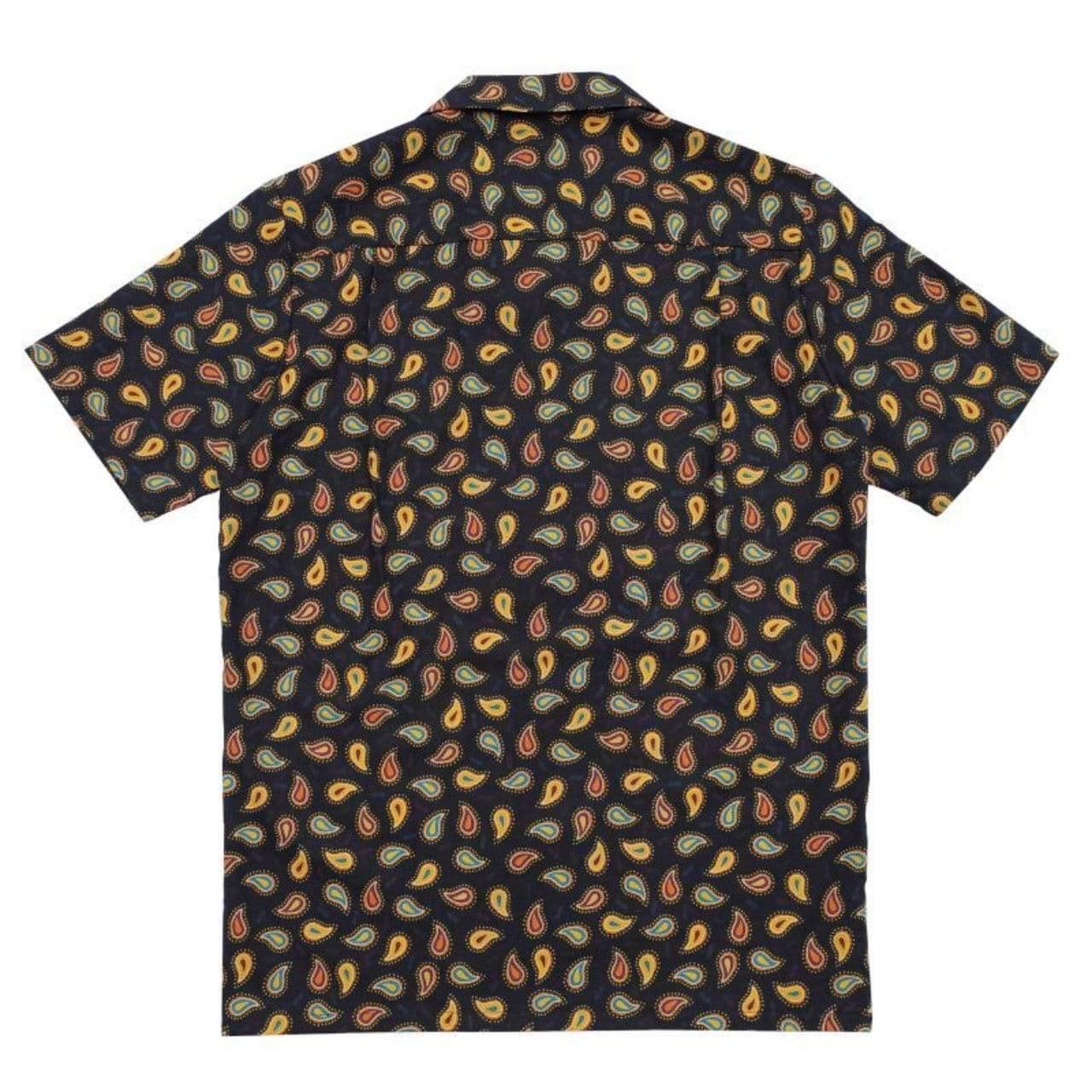 Original John(オリジナル ジョン) | ペーズリー柄・コットンリネンのオープンカラーシャツ〈Dark Navy〉 - Sopwith camel