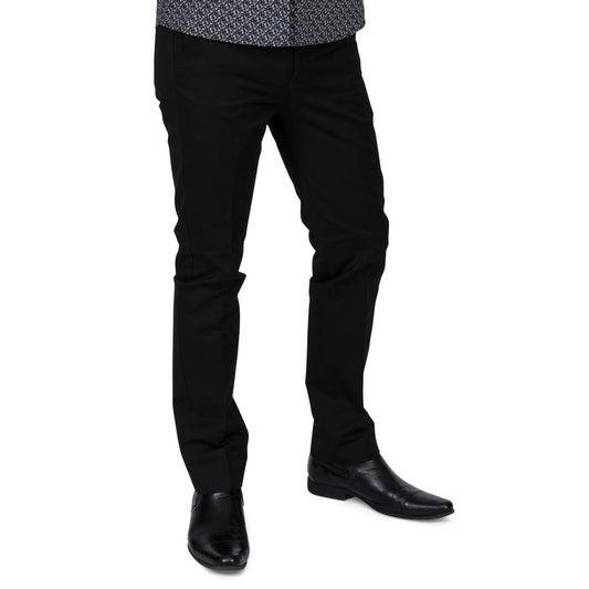 RELCO LONDON(レルコ ロンドン) | 60sヴィンテージスタイルのスタプレ トラウザーズ〈Black〉 - Sopwith camel