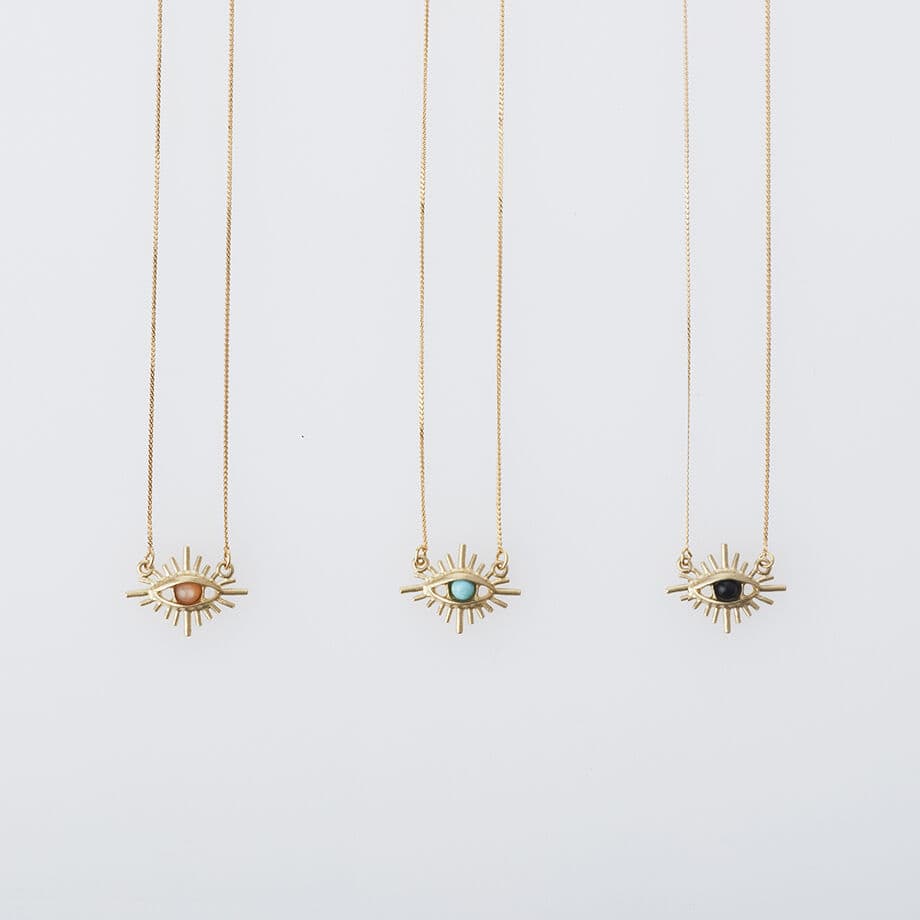 Aquvii(アクビ) | 天然石の瞳が、静かに見つめるネックレス Rock eye