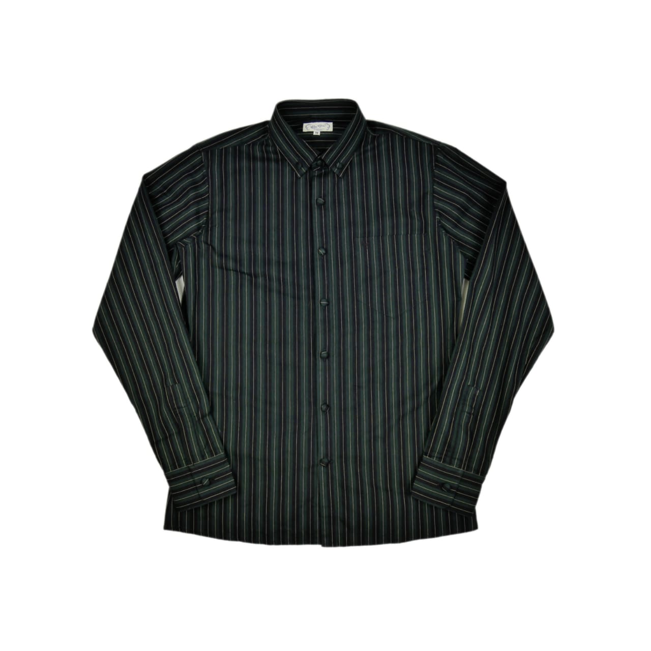 OR GLORY(オア・グローリー) | ショートポイントカラーのストライプB.Dシャツ〈Green〉 - Sopwith camel