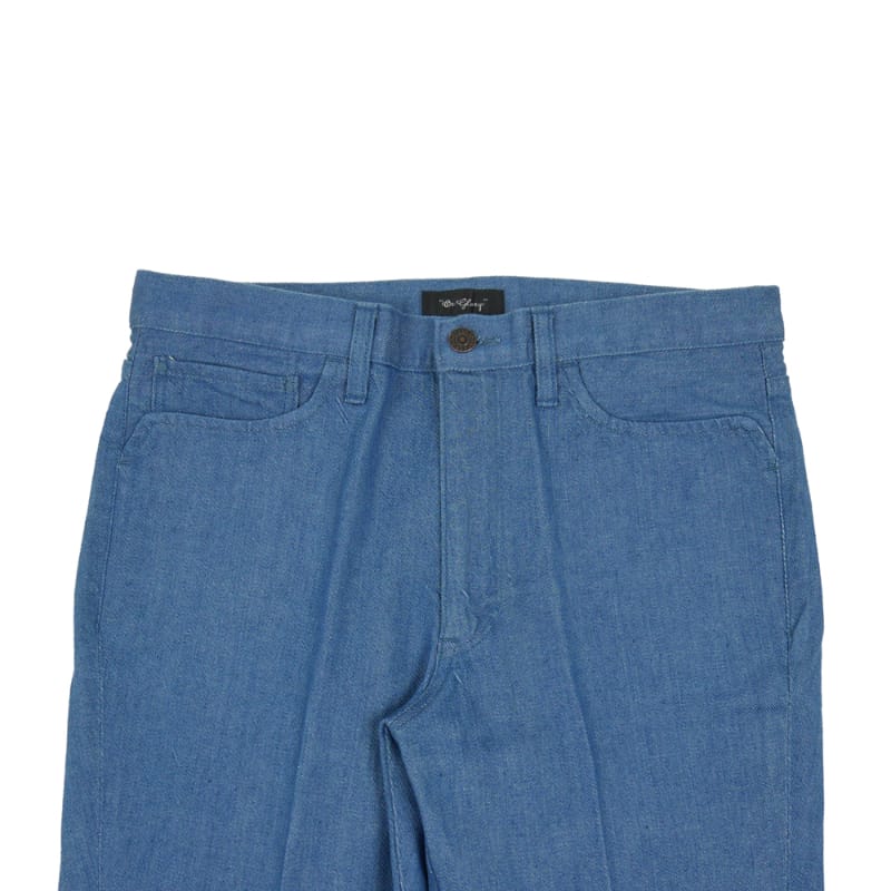 OR GLORY(オア・グローリー) | スタプレタイプの左綾ライトオンスデニム〈Saxe Blue〉 - Sopwith camel