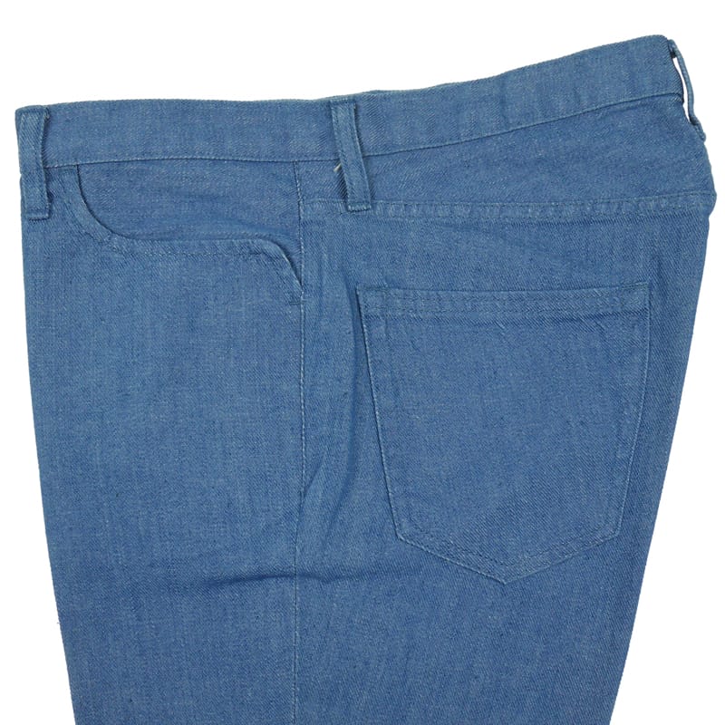 OR GLORY(オア・グローリー) | スタプレタイプの左綾ライトオンスデニム〈Saxe Blue〉 - Sopwith camel