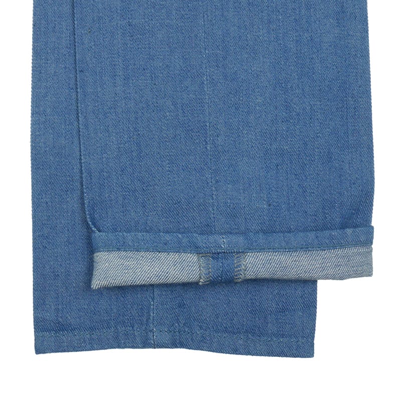 OR GLORY(オア・グローリー) | スタプレタイプの左綾ライトオンスデニム〈Saxe Blue〉 - Sopwith camel