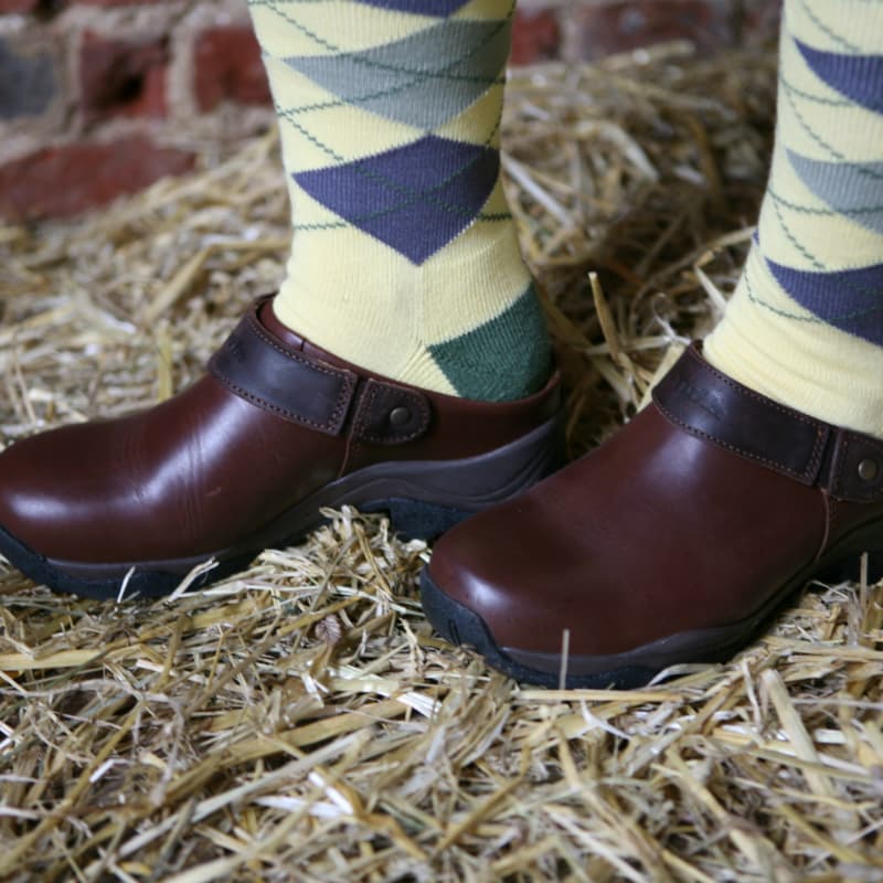 TUFFA BOOTS (タッファ ブーツ) | ジョッキーサンダル CARLOW レザー クロッグ 〈Black〉 - Sopwith camel