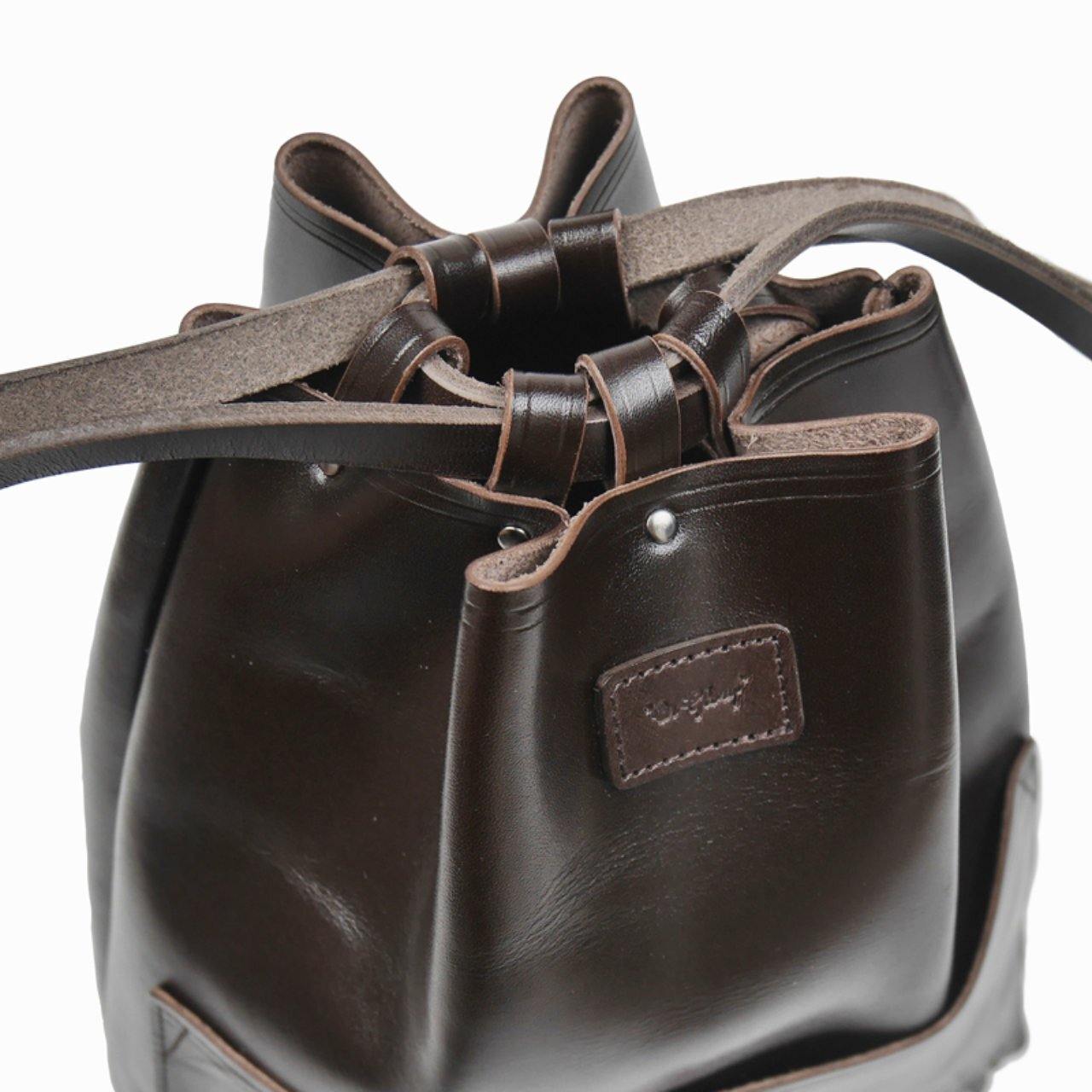 OR GLORY(オア・グローリー) | タッセル付きレザー巾着 M〈Black〉Tassel Poach M - Sopwith camel