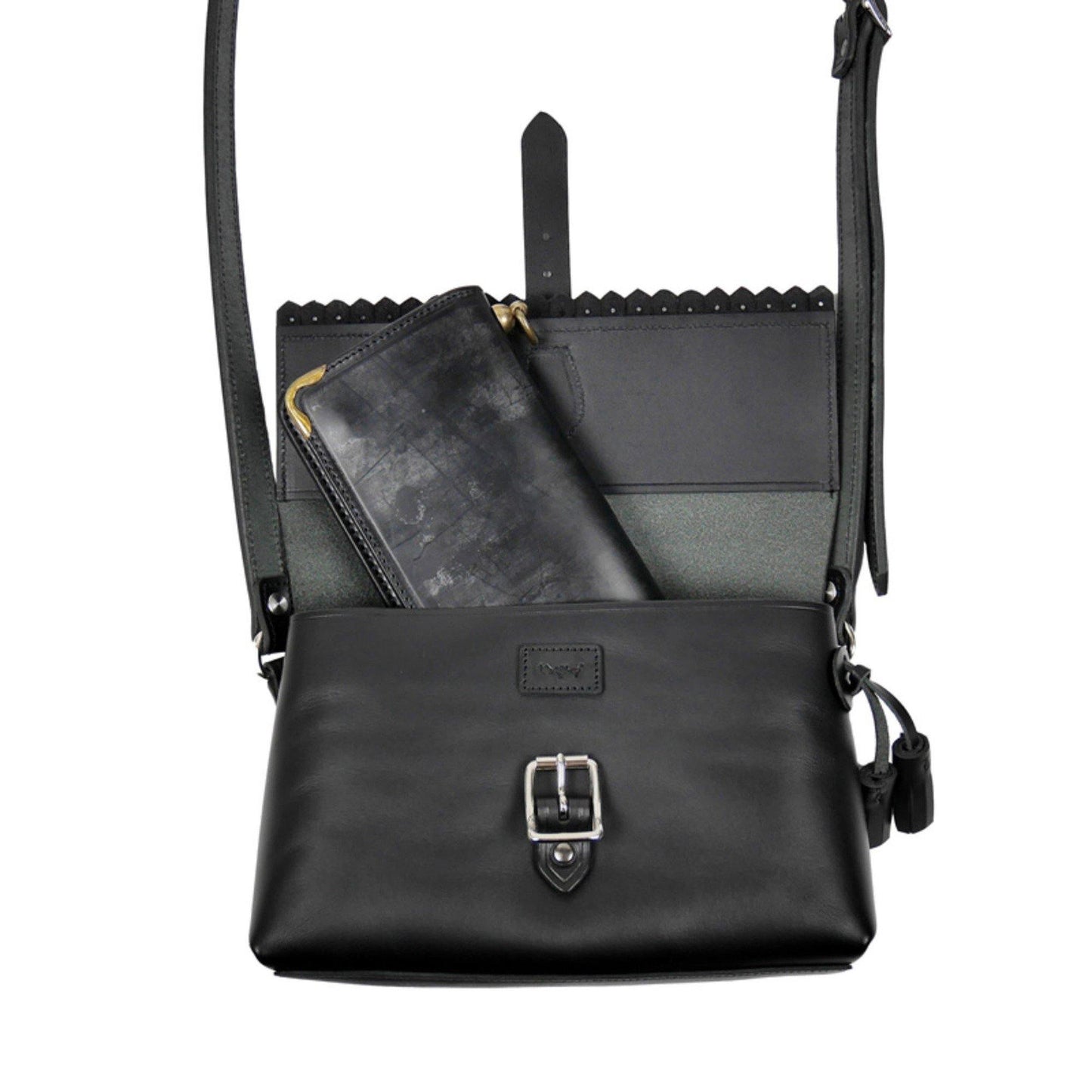 OR GLORY(オア グローリー) | Tassel mini Shoulder - Black - Sopwith camel