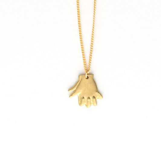 Hand shadow Necklace