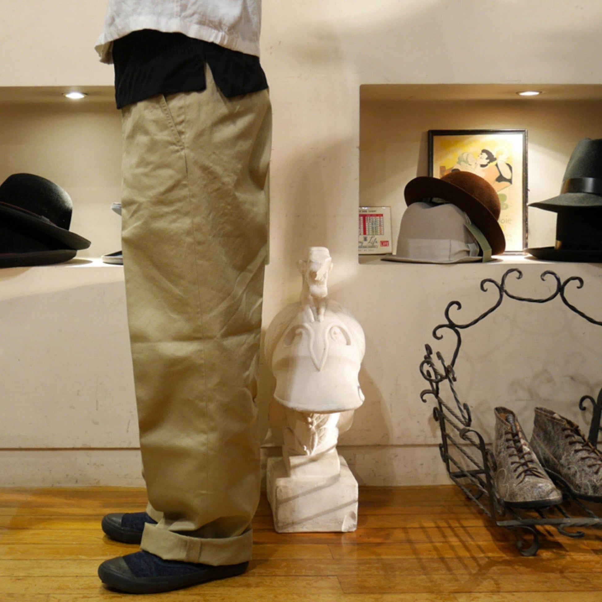 OR GLORY | Wide Chino Pants "Ronnie" - Sopwith camel