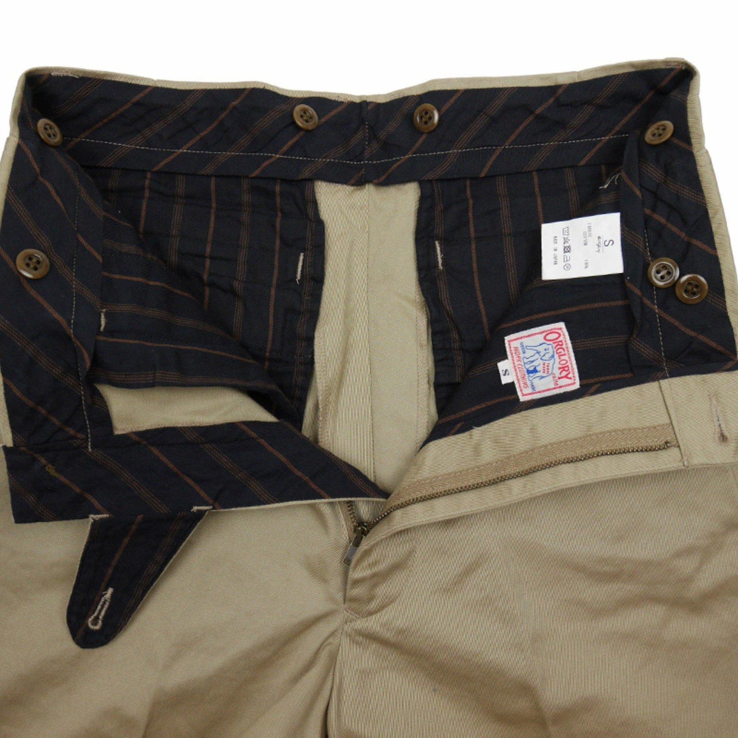 OR GLORY | Wide Chino Pants "Ronnie" - Sopwith camel