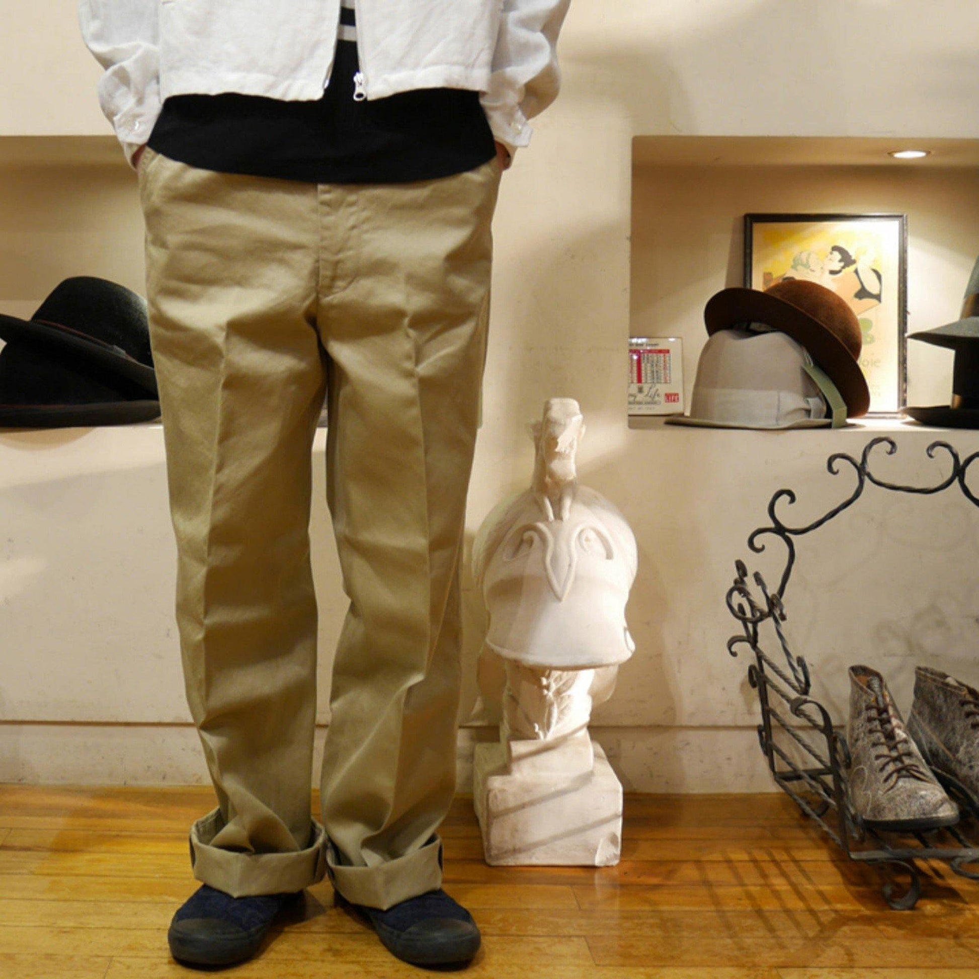 OR GLORY | Wide Chino Pants "Ronnie" - Sopwith camel