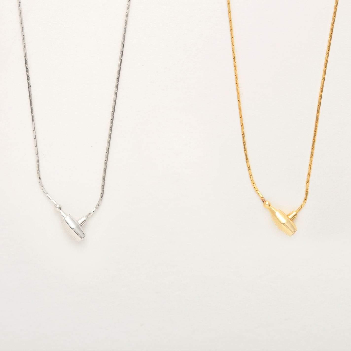 Aquvii(アクビ) | 商品タグをつけるエノキ(タグロック)がモチーフのネックレス Taglock necklace - Sopwith camel