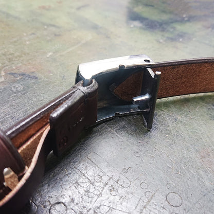 Box Buckle Narrow Belt