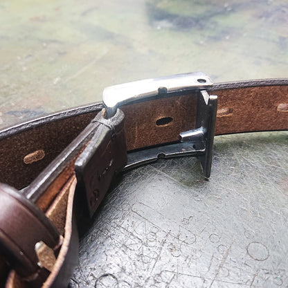 Box Buckle Narrow Belt