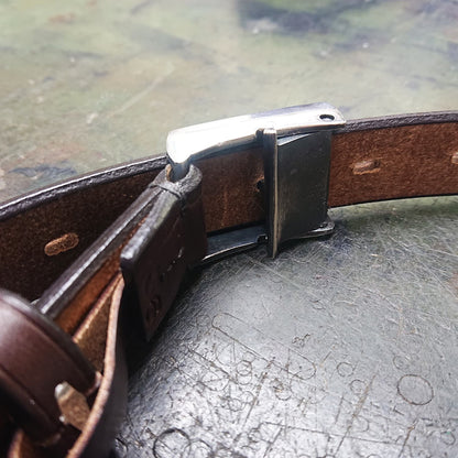 Box Buckle Narrow Belt