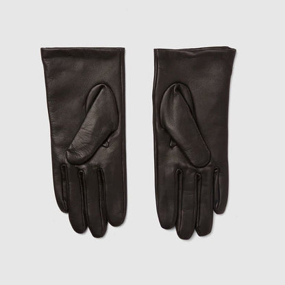 Mod Target Leather Gloves [Women's] - Black