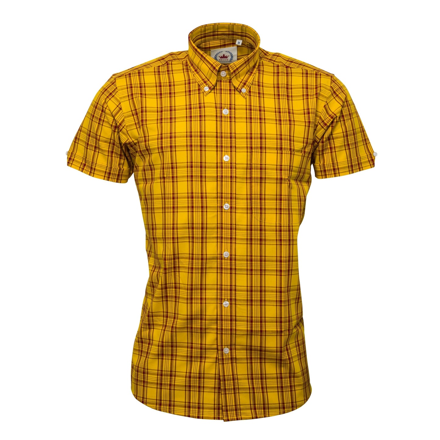 Relco Mustard Check S/S [CK-47]