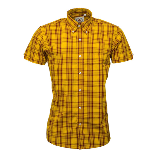 Relco Mustard Check S/S [CK-47]