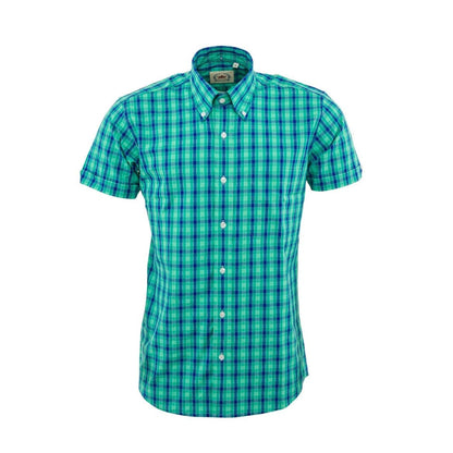 Relco Green Check S/S [CK-62]