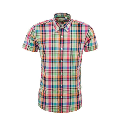 Relco Multi Coloured Check S/S [CK-61]