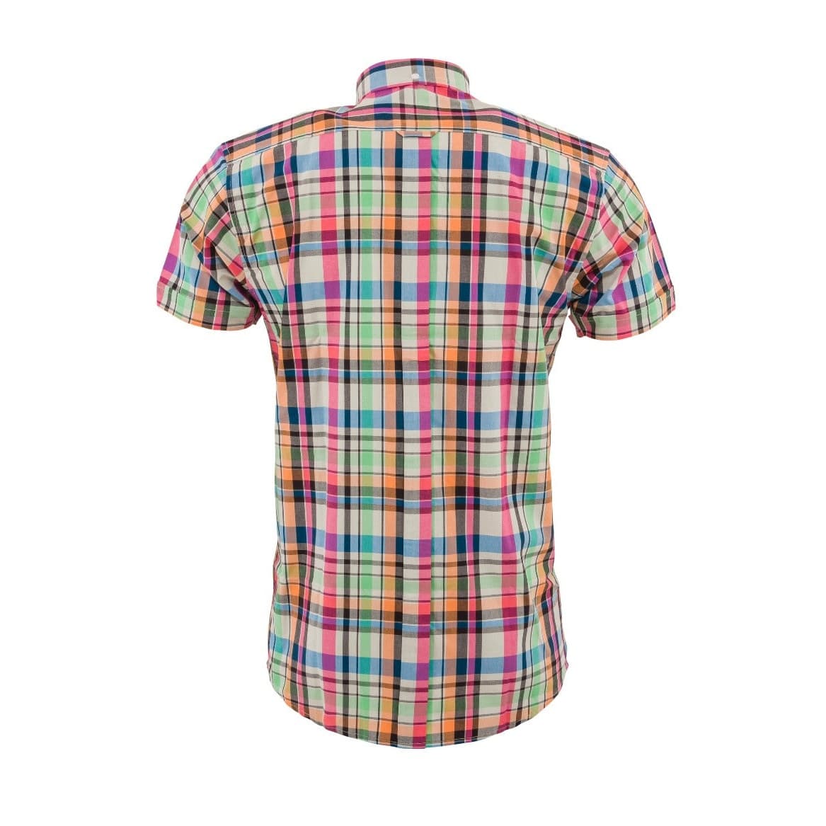 Relco Multi Coloured Check S/S [CK-61]