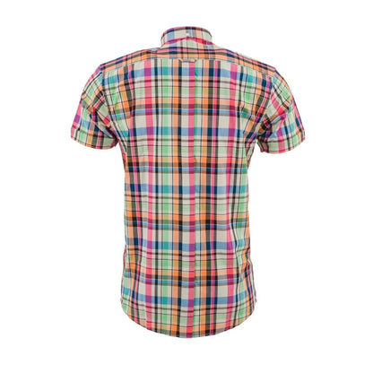 Relco Multi Coloured Check S/S [CK-61]