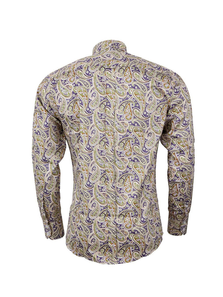 Platinum Paisley shirt [RSW 619 PLT] - Purple