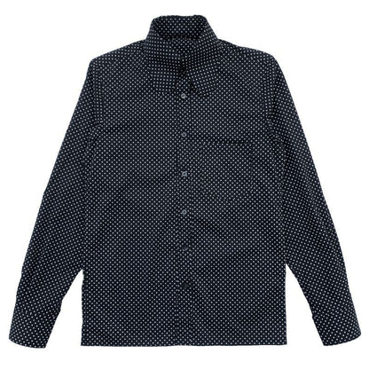 Beagle Collar Shirts〈Dot Black〉