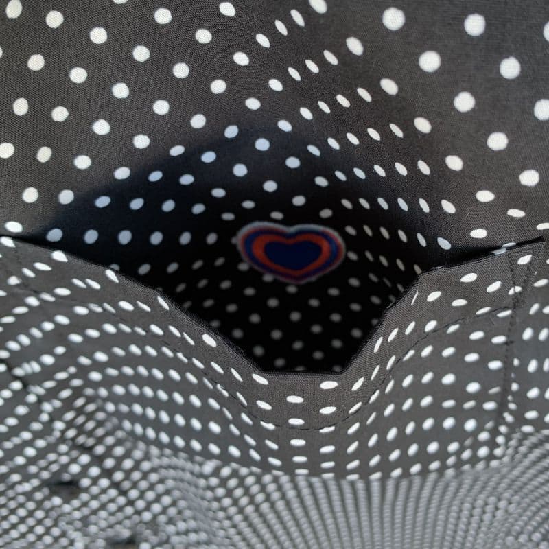 Beagle Collar Shirts〈Dot Black〉