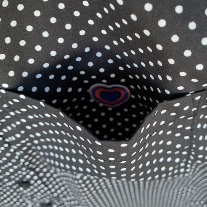 Beagle Collar Shirts〈Dot Black〉