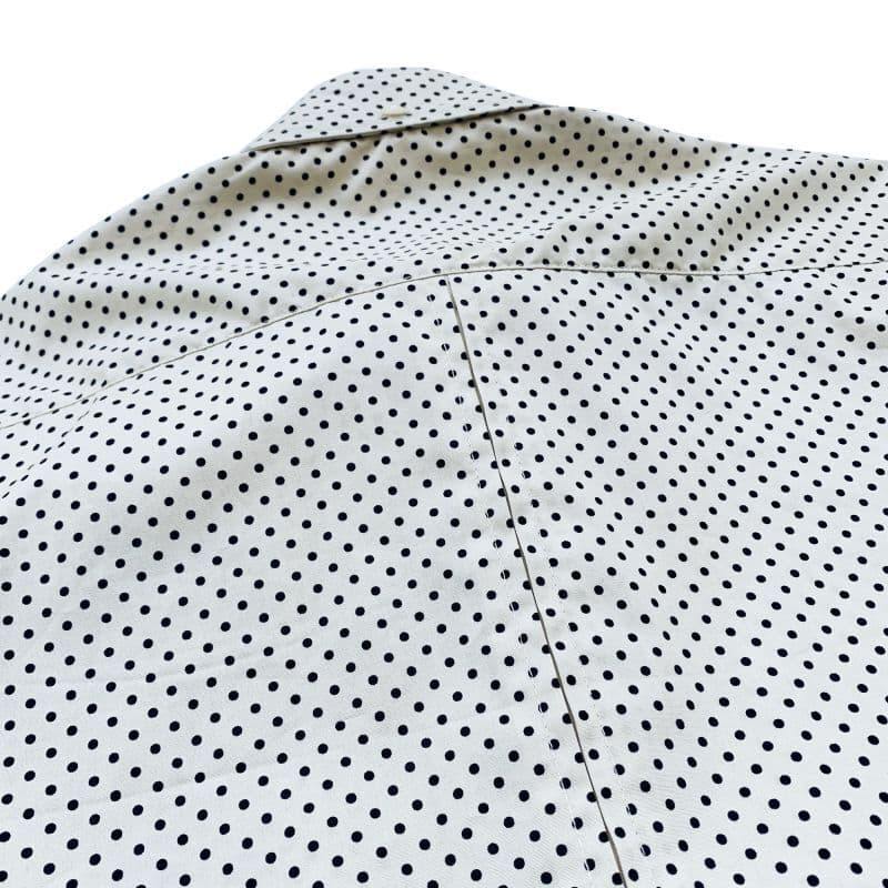 BEAGLE COLLAR SHIRTS [SH453] - Dot Ivory