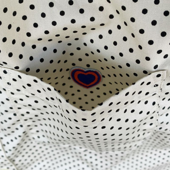 BEAGLE COLLAR SHIRTS [SH453] - Dot Ivory