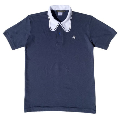 Beagle Polo〈Navy×White〉