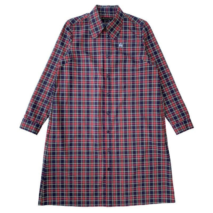 BEAGLE SHIRTS DRESS [OP511] - Navy Tartan