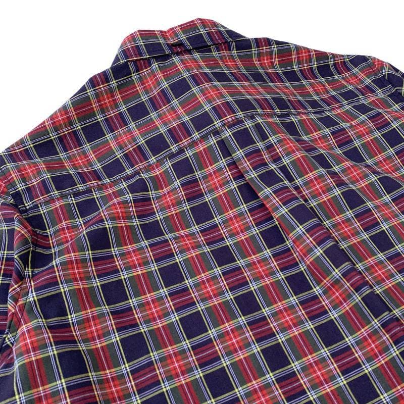 Beagle Shirts Dress〈Navy Tartan〉