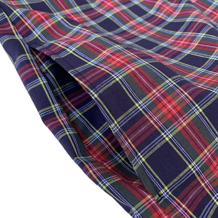 BEAGLE SHIRTS DRESS [OP511] - Navy Tartan