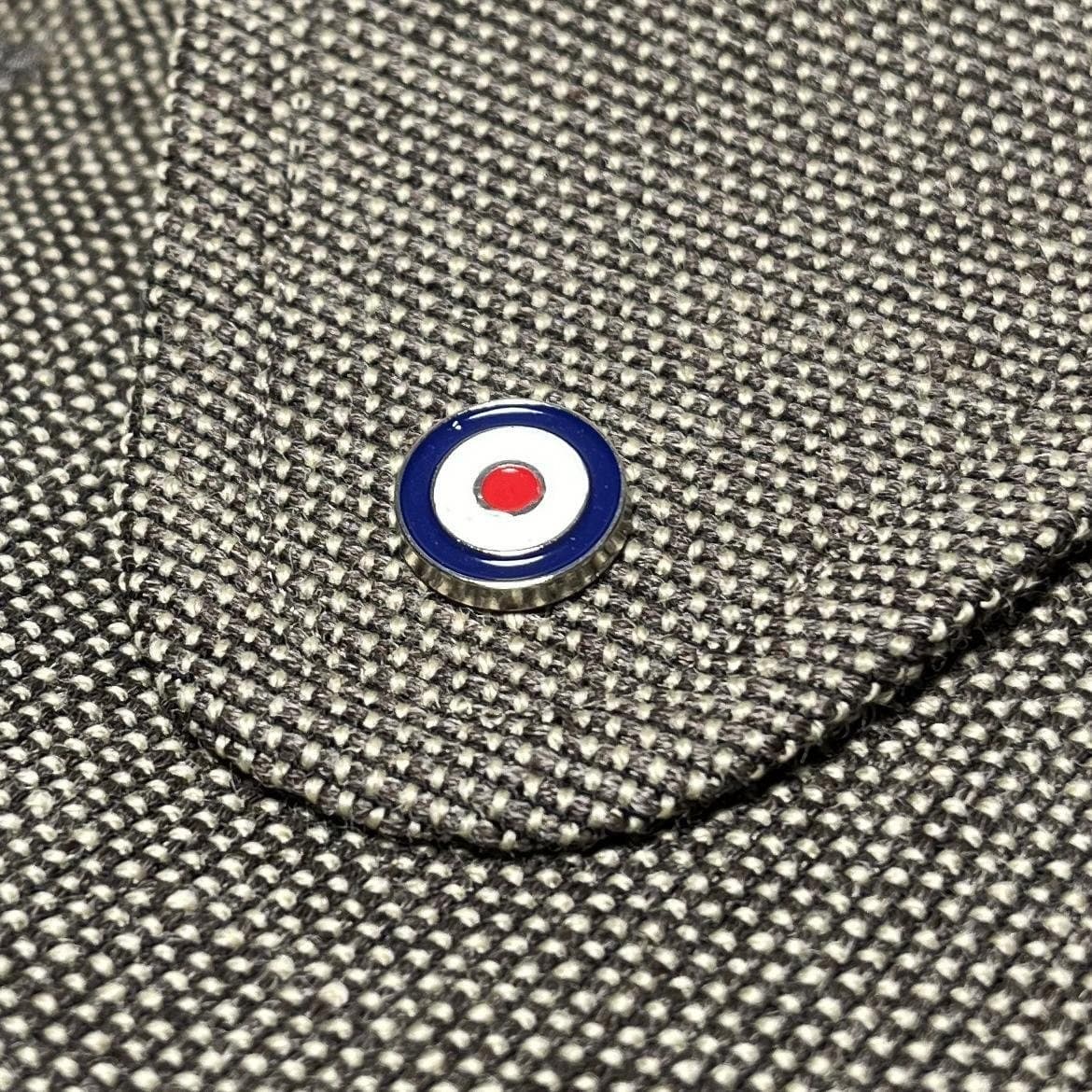 Birds-Eye Tweed Coat〈Brown×Beige〉