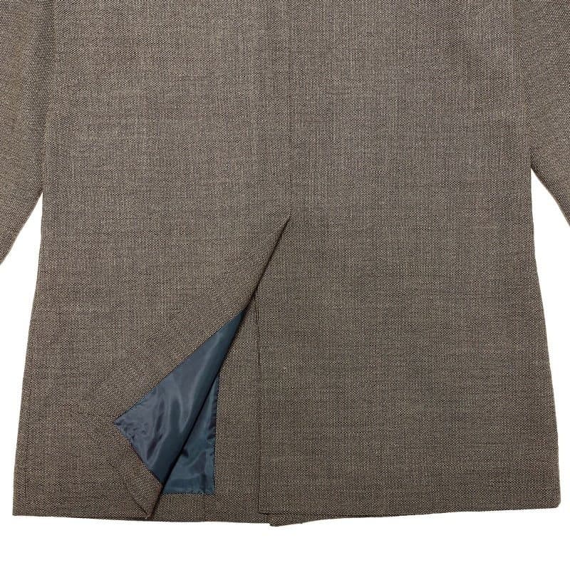 Birds-Eye Tweed Coat〈Brown×Beige〉