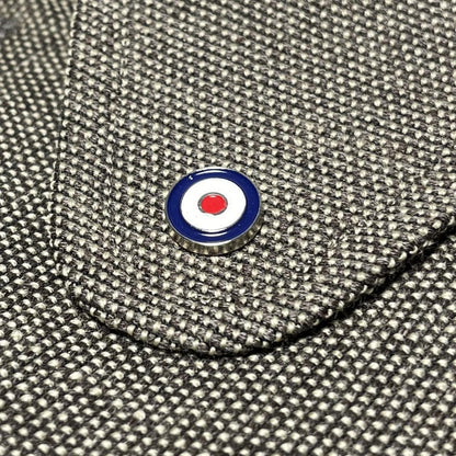 Birds-Eye Tweed Coat〈Black×Beige〉