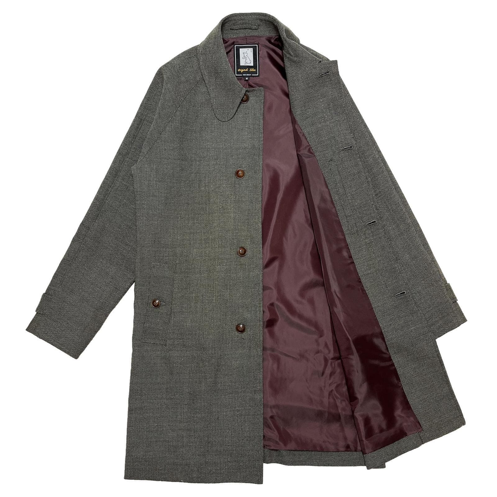 Original John(オリジナルジョン) | Birds-Eye Tweed Coat〈Black