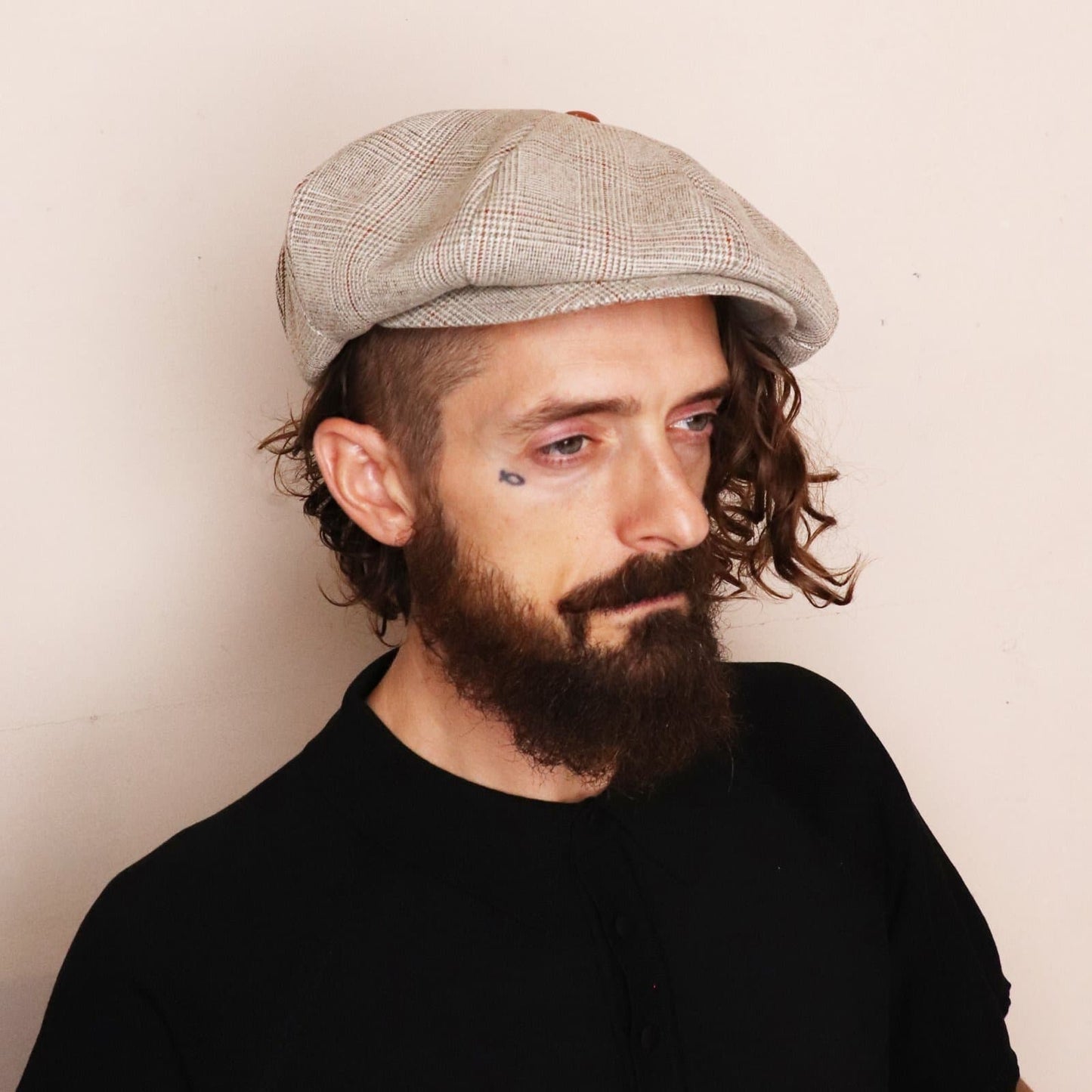 British Casquette〈Check Beige〉