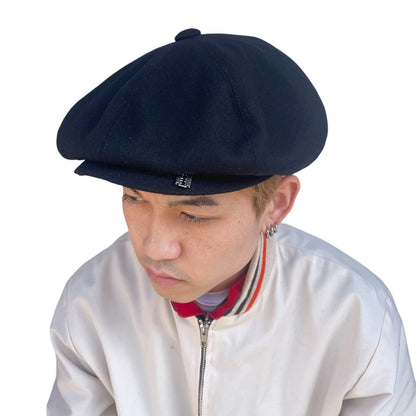 British Casquette with Razorblade〈Wool Black〉
