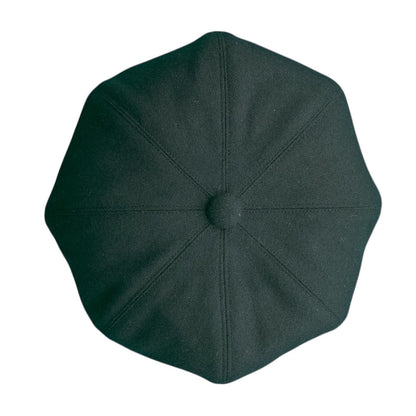 British Casquette with Razorblade〈Wool Black〉