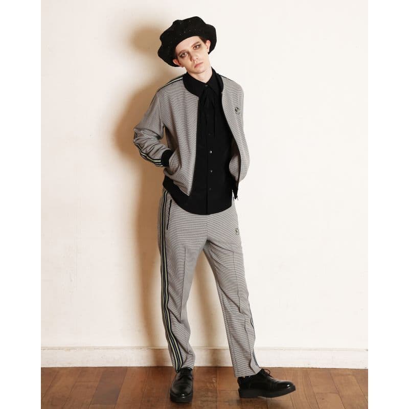 BRIT TRACK BOTTOMS [PT513] - Light Grey