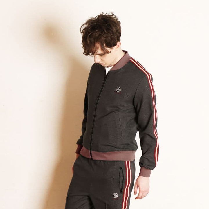 BRIT TRACK JACKET [JK515] - Charcoal