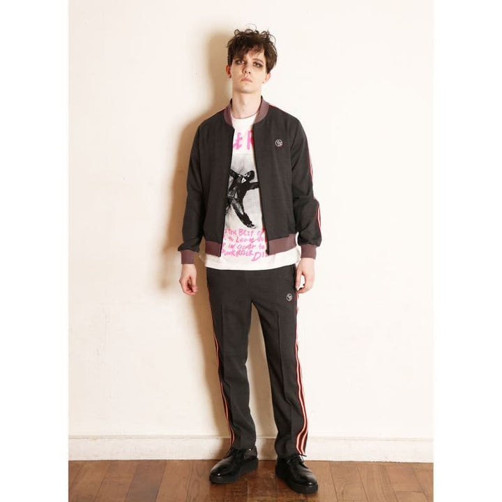 BRIT TRACK JACKET [JK515] - Charcoal