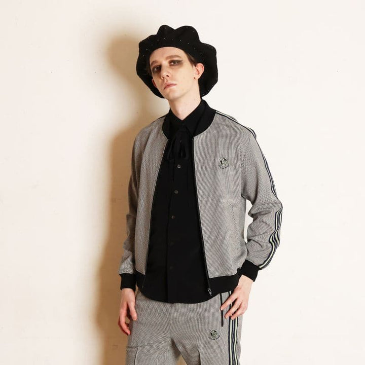 BRIT TRACK JACKET [JK515] - Light Grey