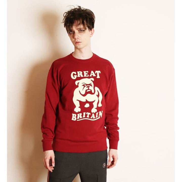 BULLDOG SWEAT JAMPER [CT512] - Burgundy