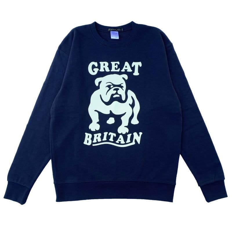 Bulldog Sweat Jamper〈Navy〉