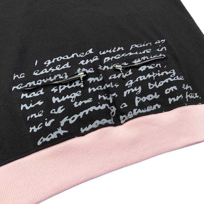 Ballchain S/S with Porno Text〈Black〉